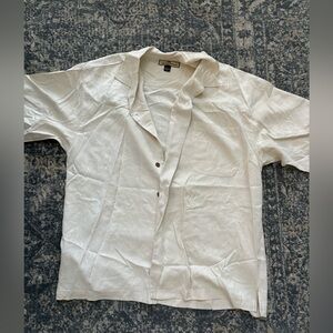 Men’s cream Tommy Bahama button down